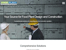 Tablet Screenshot of foodplantengineering.com